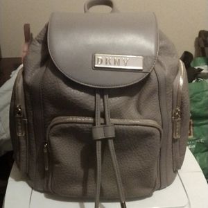 DKNY grayish leather